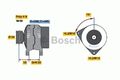 BOSCH Lichtmaschine Generator LiMa ohne Pfand für Fahrzeuge mit Klimaanlage