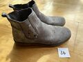 Stiefel grau anthrazit Damen Mädchen Gr. 36