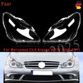 2x Scheinwerferglas Set Streuscheibe Für Mercedes Benz CLS 350 500 W219 2006-11