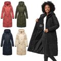 Marikoo Damen Winterjacke Stepp Jacke Anorak Parka Warm Mantel Kapuze Ayumii NEU