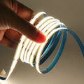 12V 24V Premium COB LED Streifen Strip Kaltweiß warmweiß keine Lichtpunkte 5-20m