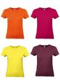 B&C Damen T-Shirt Kurzarm Rundhals Top Shirt Tee Oberteil XS S M L XL 2XL