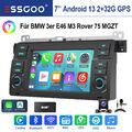 KAM DAB+ Carplay Android 13 Autoradio GPS Navi Für BMW E46 3er 318 320 325 M3 MG