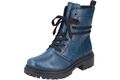 Rieker Biker Boots Petrol/Blau 72675-12 Damen Schuhe Stiefel