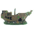 Schiffswrack versunkenes Piratenschiff Boot Fischtank Aquarium Dekoration Ornament - MS900