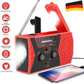 Solar Radio Kurbelradio Tragbares Notfall AM/FM mit USB Handyladefunktion DHL