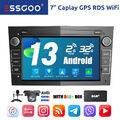 DAB+ Carplay Autoradio Android 13 GPS 32G Kamera Für Opel Astra Corsa C/D Vectra