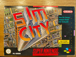 Sim City für SNES Super Nintendo - PAL - sehr guter Zustand