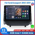 Für Ford Ecosport 2012-2017 Carplay Autoradio Android13 GPS NAVI 4G WIFI BT 64GB