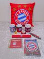 6xeykw - 10 tlg. Set FC Bayern München Fan Artikel - Reklame Werbung - Vintage