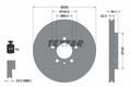 TEXTAR 92098603 Bremsscheibe für AUDI SEAT SKODA VW