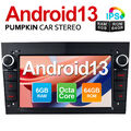 Pumpkin 7" Android 13 Autoradio GPS Navi 6GB 64GB Carplay für Opel Astra H Corsa