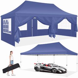 Wasserdicht Pavillon 3x3m/3x6m Faltpavillon Pavillion Faltbar Zelt Partyzelt DHL