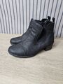 Rieker Y0760 Chelsea Boots 42 schwarz Winter Fell gefüttert warm schick