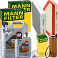 MANN INSPEKTIONSPAKET+6L LIQUI MOLY 5W-30 ÖL passend für BMW 1er 2er 3er F20 F30