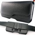 scozzi Handy Gürteltasche Echt Leder Quer Gürtel Tasche Handytasche Clip H