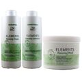 Wella Elements stärkendes Shampoo 1000 ml & Conditioner 1000 ml & Maske 500 ml S