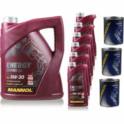 11L Motoröl MANNOL Energy Combi LL 5W-30 3x