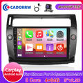 4+64GB Android 13 Apple Carplay Autoradio GPS NAVI Für Citroen C-Quatre 2008-11