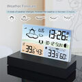 Funk Wetterstation Thermometer Hygrometer Barometer Innen Mit Außensensor LED