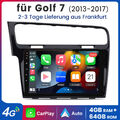 8Kern 4+64G Android13 GPS DAB Für VW Golf VII MK7 2013-2017 Carplay Autoradio 4G