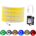 Dimmbar 5V 12V LED COB Stripe Streifen Warmweiß Leiste Band Keine Lichtpunkte