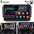 DAB+ Für Peugeot 208/2008 2012-2018 10.1" Android 13 Autoradio GPS Navi BT WiFi