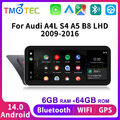 Für Audi A4/A5/B8/S4/S5 10.25" Android 14 6+64GB Autoradio GPS DSP TPMS CarPlay