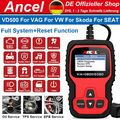 Ancel VD500 Diagnosegerät Auto Codeleser ABS SRS EPB KFZ OBD2 Scanner für VAG