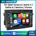 7" Autoradio Für Opel Astra Vivaro Vectra Zafira Corsa Tigra GPS Nav Carplay DAB