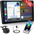 6+128GB 9" Android Autoradio GPS Navi WIFI BT Carplay Mirror Link 2Din + Kamera