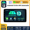 1DIN 10.1 Zoll Android 13 Autoradio mit Apple Carplay GPS NAVI WIFI BT HIFI DSP