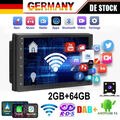 DAB+ Autoradio Android 13 2 DIN 64G Carplay 7 Zoll GPS NAVI RDS Bluetooth Kamera