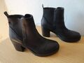 Graceland Damen Stiefeletten Stiefel Schwarz Gr. 41