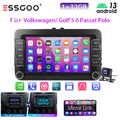 Für VW GOLF 5 6 Touran Caddy Passat Autoradio 32G Android 13 Carplay GPS  Kam BT