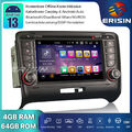 8-Kern CarPlay Android 13 Autoradio GPS für AUDI TT MK2 DAB+DVD SWC RDS Navi OBD