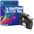 1x Schriftband für Brother TZe-241 P-Touch 1000 1000 BTS 1000 F 1005 BTS 1005 F