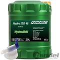 20 LITER FANFARO FF HYDRO HV ISO 46 HYDRAULIKÖL / PARAFFINÖL + HAHN