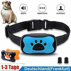 3 in1 Antibell Hunde Halsband Ton Vibration OHNE SCHOCK  Erziehungshalsband