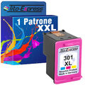 Patrone XXL Color PlatinumSerie für HP 301 XL 1000 1010 1050 1050 A 1055 1510 15