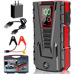 99800mAh Auto Starthilfe Jump Starter Ladegerät 12V KFZ Booster Powerbank +Brust