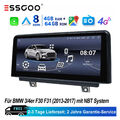 Autoradio 10,25" Android 14 APPLE Carplay Für BMW F30/F31 4+64G GPS Navi WIFI 4G