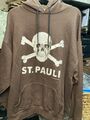 st pauli hoodie, braun, Gr. L