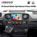 4+64GB Android13 Autoradio für Renault Master 3 Opel Movano B Nissan NV400 +KAM