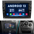 7" Android13 Autoradio GPS Nav BT WIFI DAB+FM SWC Für Renault Megane 2 2002-2009