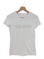 GUESS Print-Shirt Damen Gr. DE 34 weiß Casual-Look