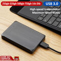 externe Festplatte USB 3.0 2,5" 500GB 1TB 2TB 4TB 5TB Memory Case tragbar HDD