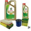 MANN-FILTER Inspektionspaket 6L CASTROL EDGE 5W-30 M passend für Lancia Zeta 220