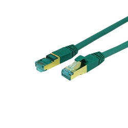 ProfiPatch Patchkabel Netzwerkkabel Cat8 Cat.8.1 S/FTP RJ45 TPE superflex LANProfiPatch PREMIUM | Testreport | Schirmblech vergoldet