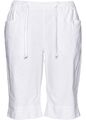 Neu Leinen-Bermuda Gr. 36 Weiß Damenbermuda Kurz-Shorts Pants